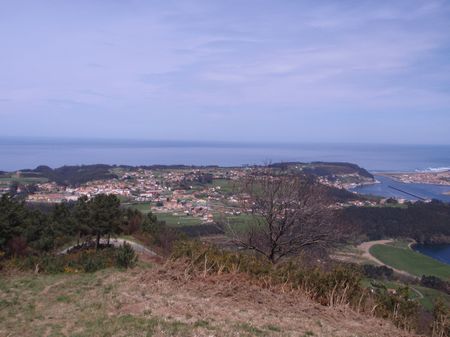 Vista panorámica de Muros desde Monteagudo
