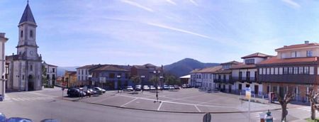 Vista panorámica de la Plaza de Muros