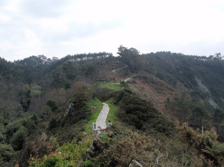 Vista de la Senda desde el mirador de los Glayos