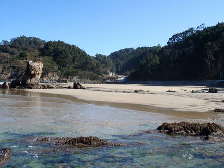 Vista de la playa de Aguilar
