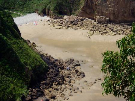 Vista de la playa de Xilo o Veneiro
